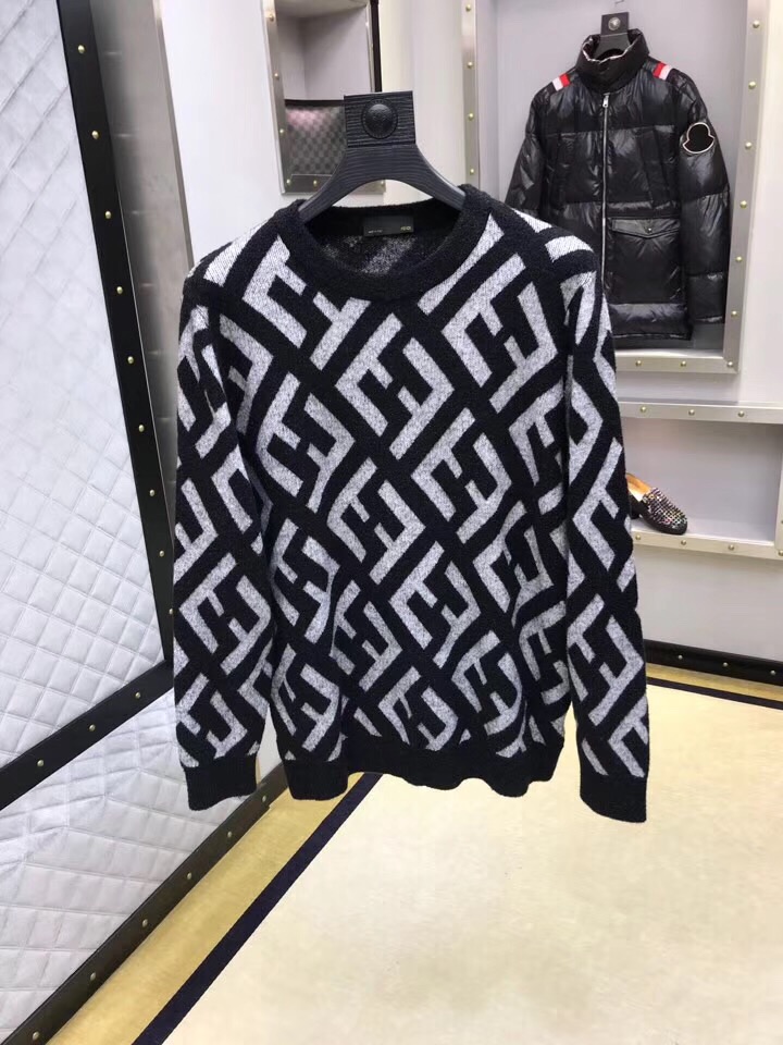 芬迪（Fendi）官网专柜有售 2018官网最新秋冬系列针织羊毛衫
