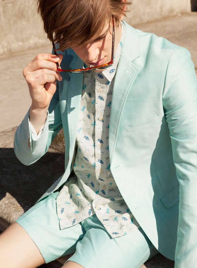 Topman 2012夏季男装西装系列Lookbook：时尚型男的色彩穿搭