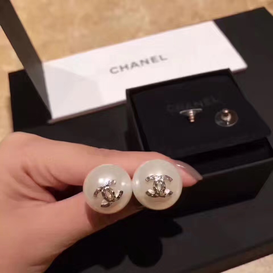 小香 单 珍珠 Chanel 大球 耳钉 性价比超高 高端货