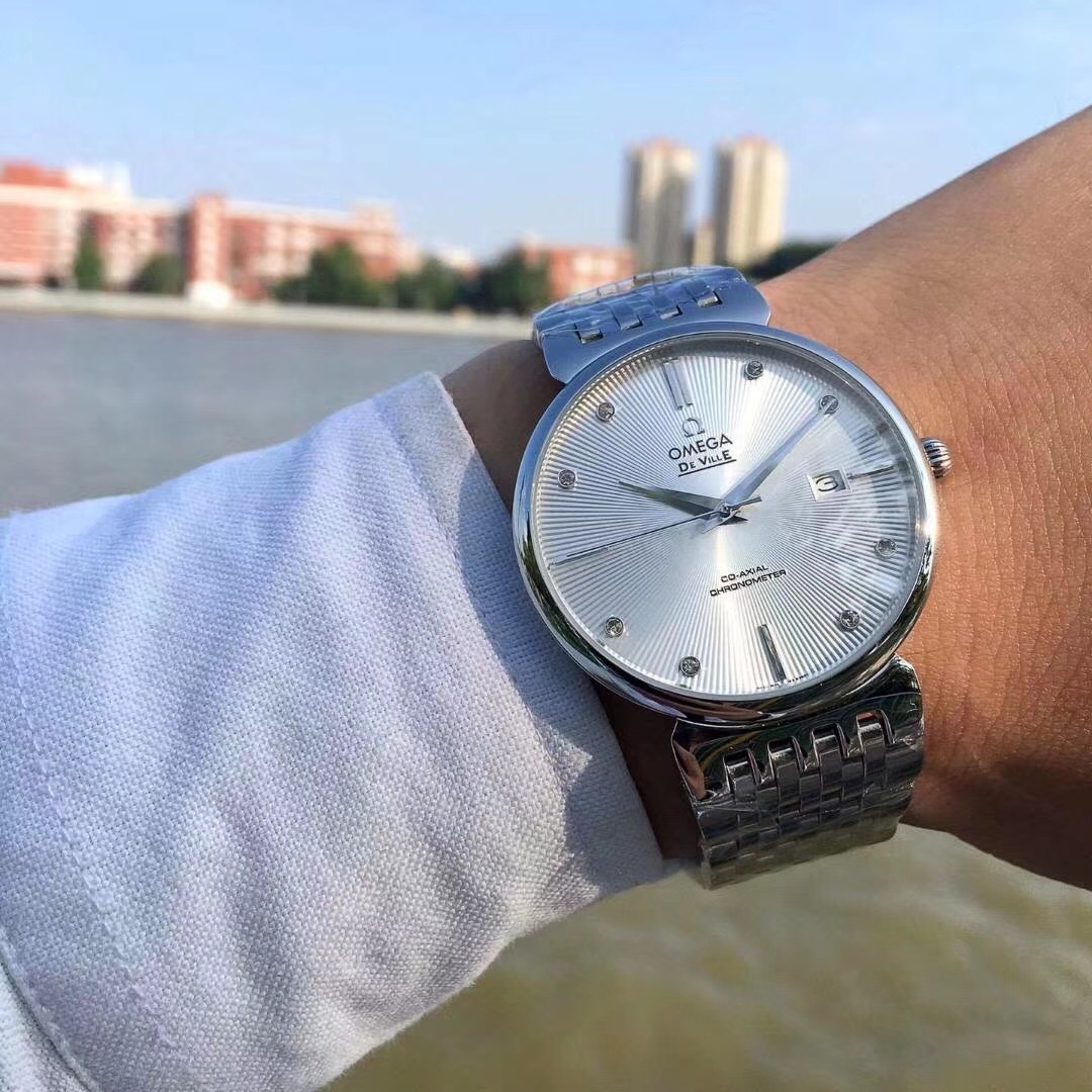 欧美茄-OMEGA男士手表 超薄款 316L精钢表带