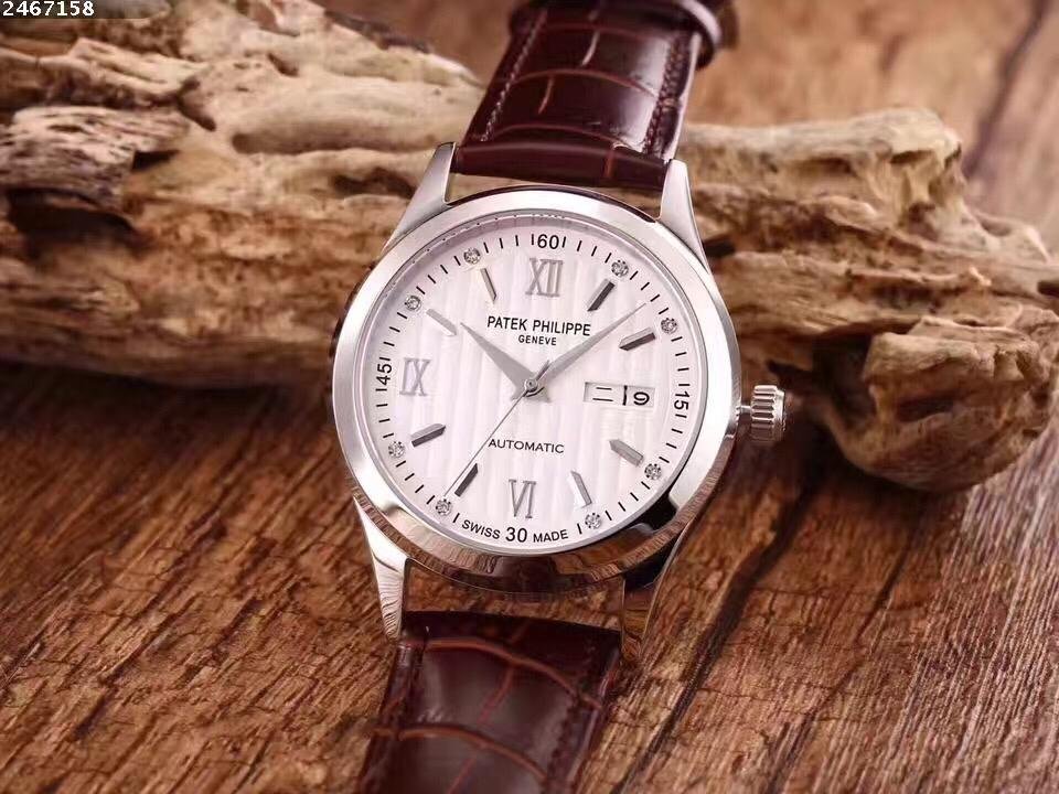 2467158  百达翡丽-Patek Philippe  新款首发 真皮手表