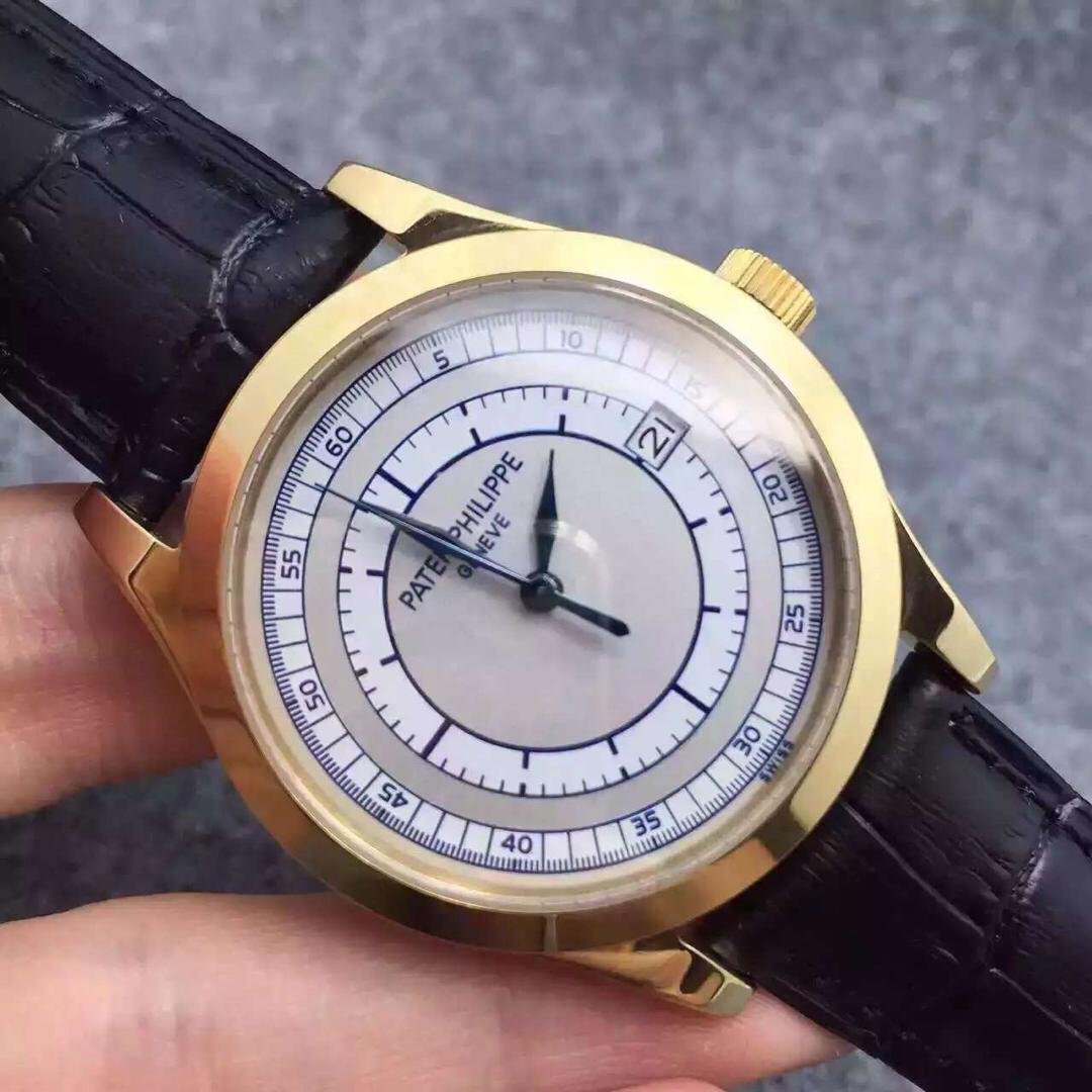 百达翡丽 复古系列 现代人新潮搭配 真皮男士手表