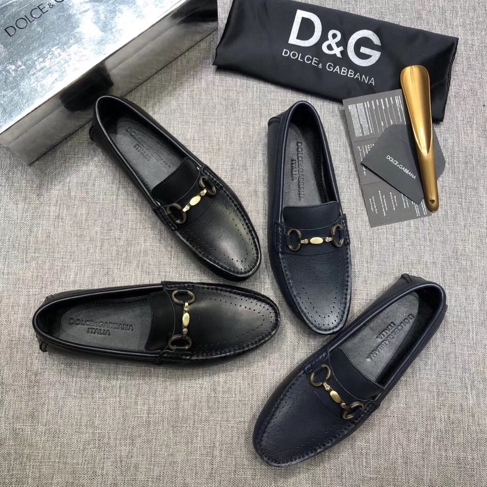 ｛D&G｝男士 休闲皮鞋 豆豆鞋 驾车鞋 采用进口牛皮