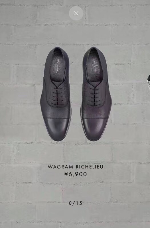 Wagram切尔西鞋 LV-路易威登两节头商务绅士皮底男鞋