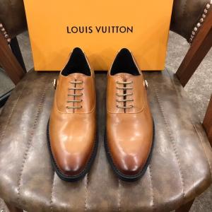 LV 2018最新爆款 男士商务皮鞋 系带系列