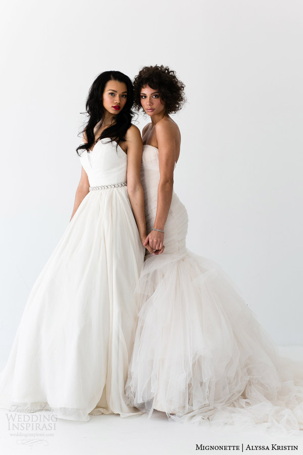 mignonette and alyssa kristin bridal collections 2014 wedding dresses