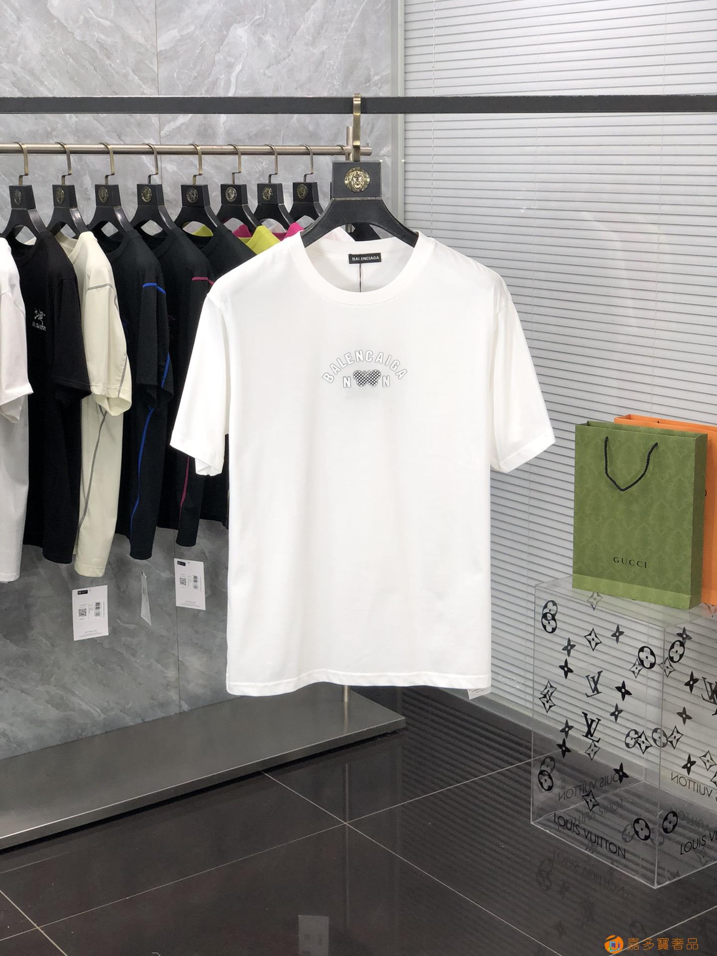 巴黎世家 sAW夏季新款 最高品质 专柜同步 休闲短袖T恤