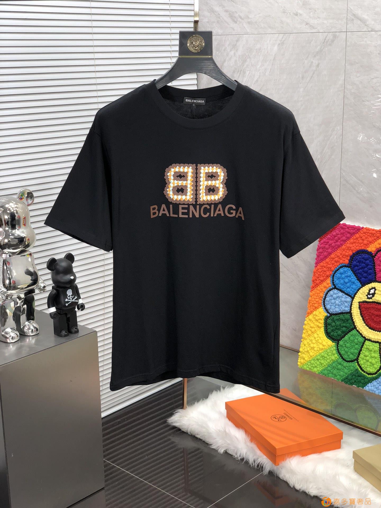 巴黎世家 Balenciaga SS春夏重工艺新品短袖T恤