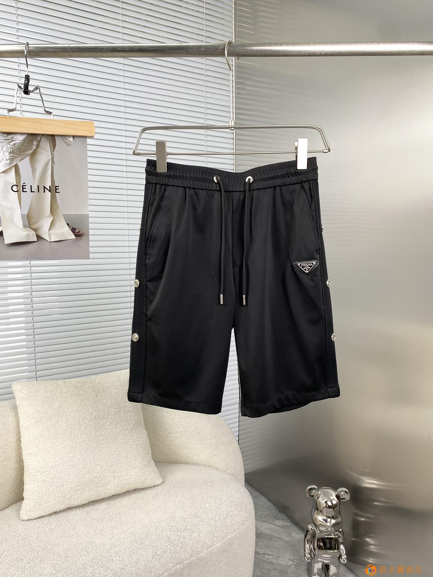 rada普拉达 ss春夏薄款休闲裤短裤、进口定制面料、重工艺