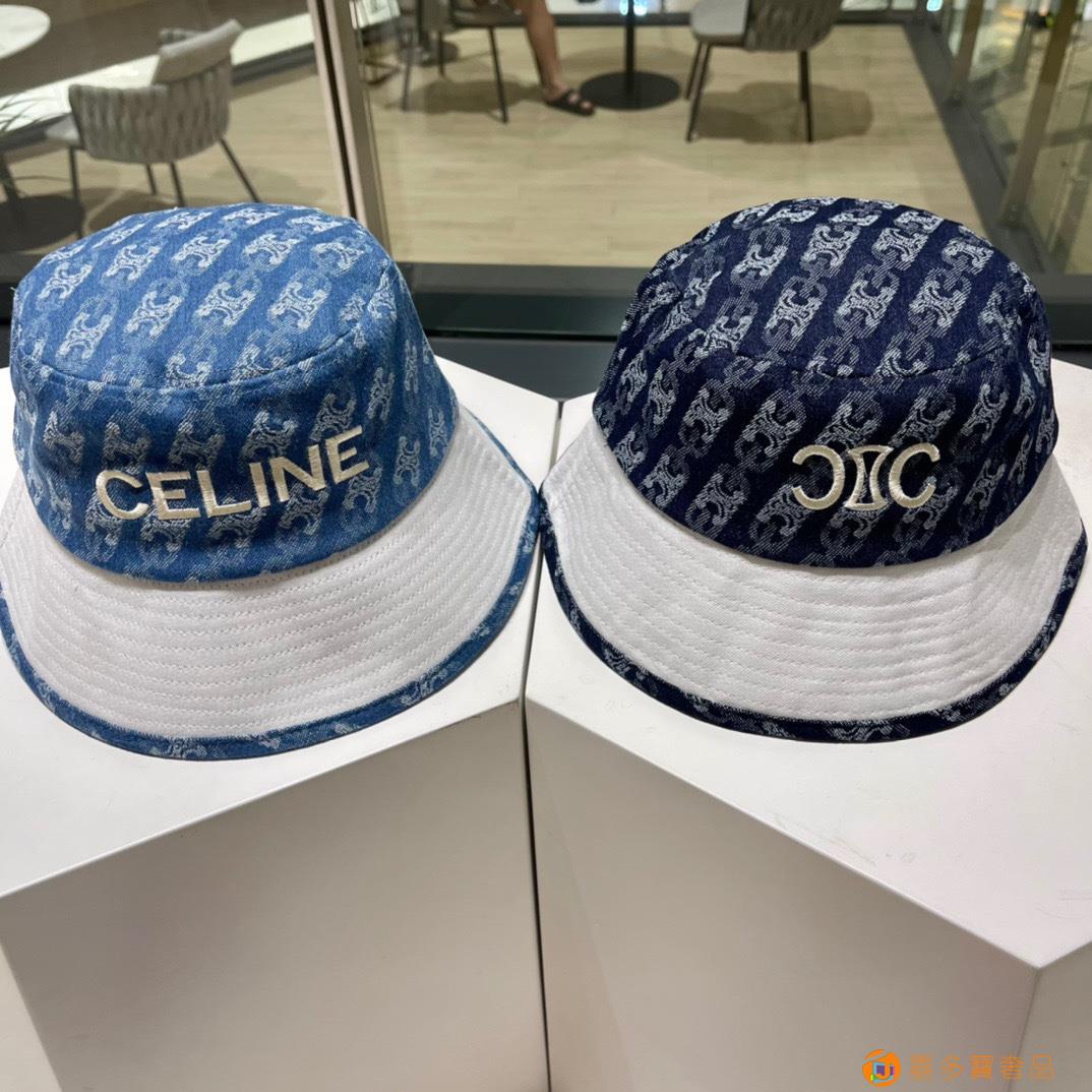 Celine赛琳官方新款渔夫帽,绸缎面料,头围cm 两色