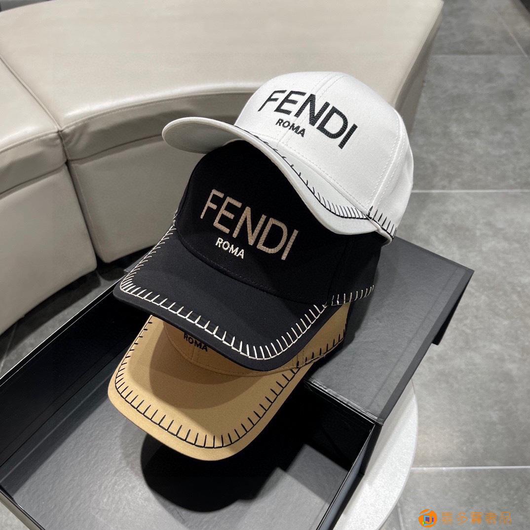 芬迪FENDI,刺绣棒球帽,简约大方 超级无敌好看的帽子