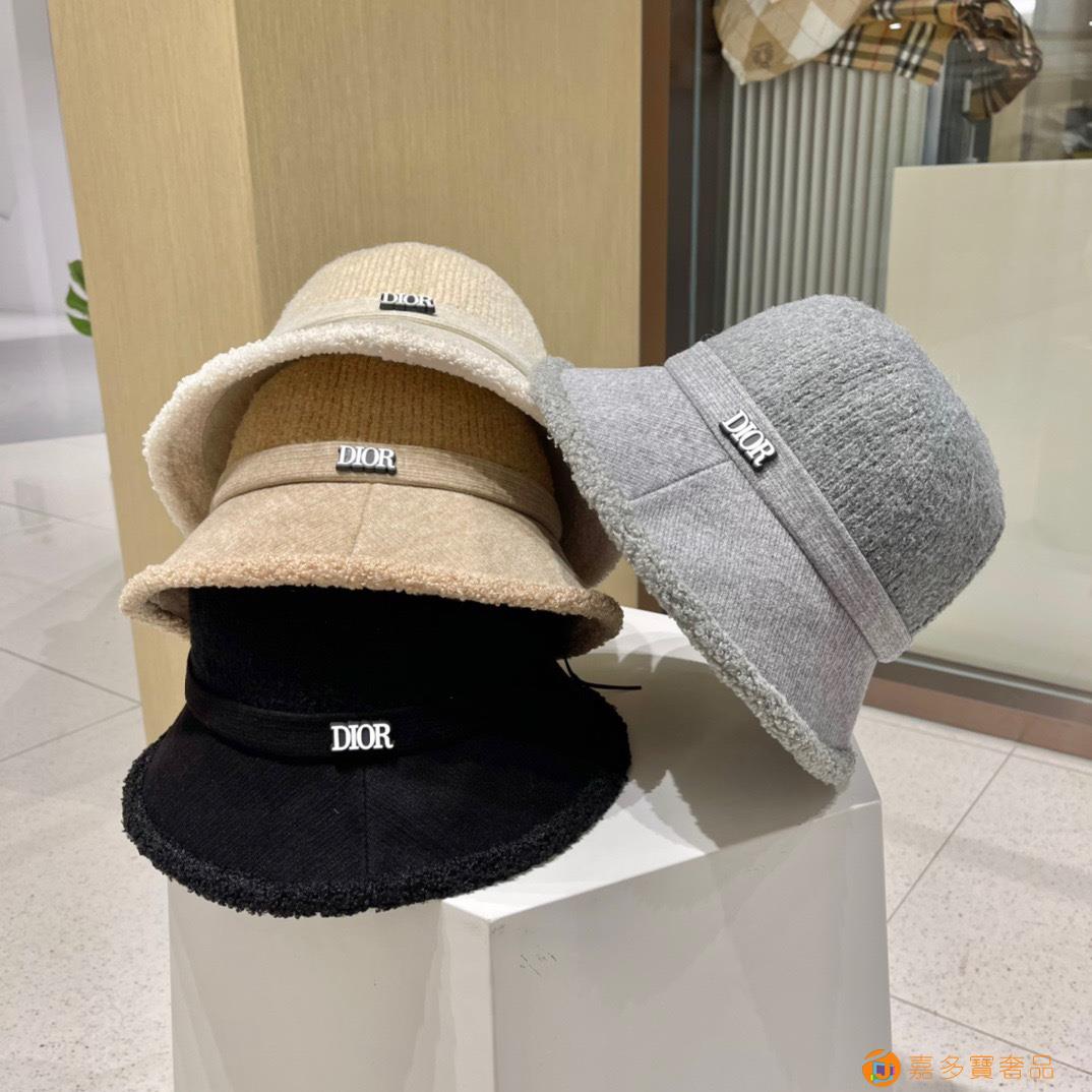 Dior迪奥 秋冬新款渔夫帽,品质超赞,加厚帽型更显气质